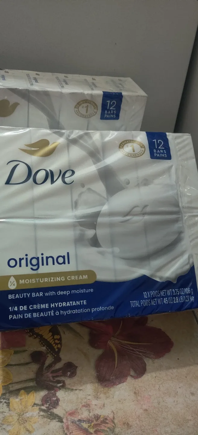 Dove Original Moisturizing Cream Beauty Bar (12 packx 2) image indicator(3)