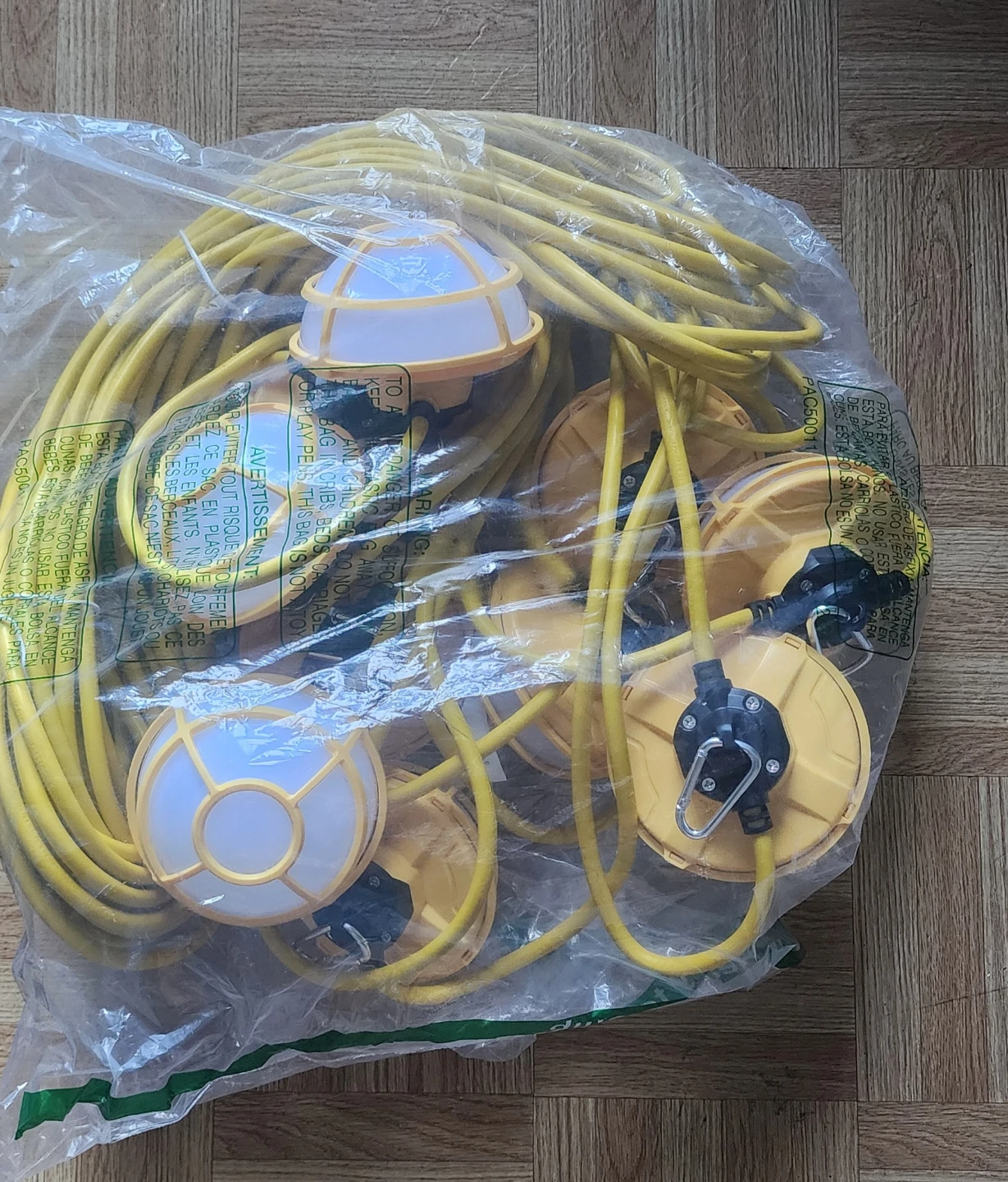 G GJIA Construction String Work Lights - 100ft
