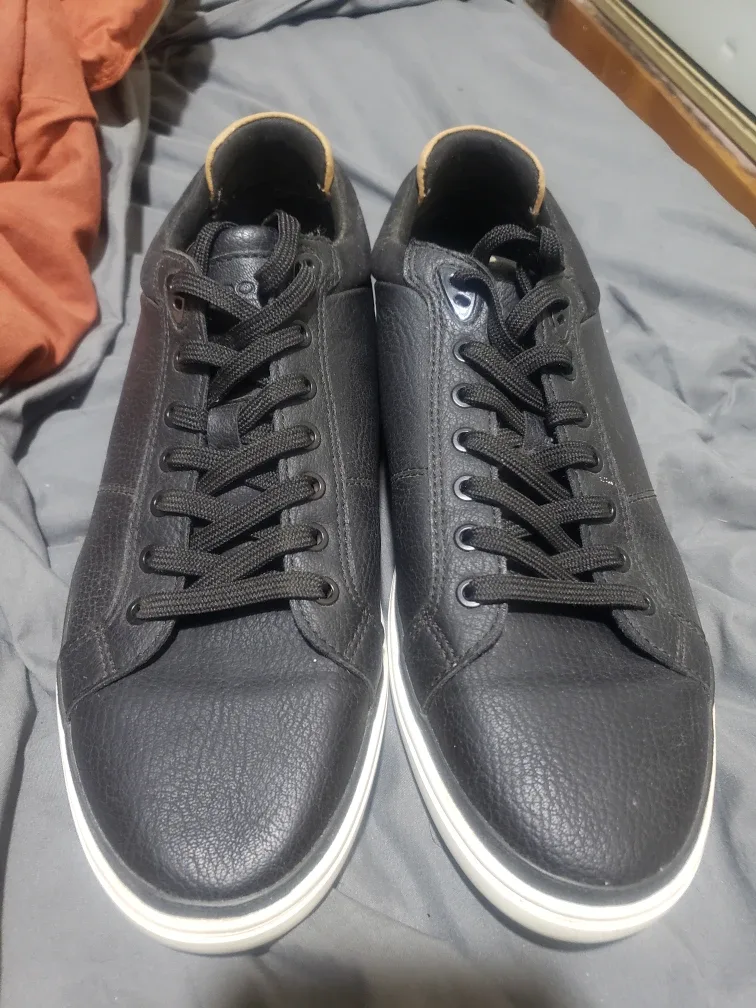ALDO Men's Black Leather Sneakers