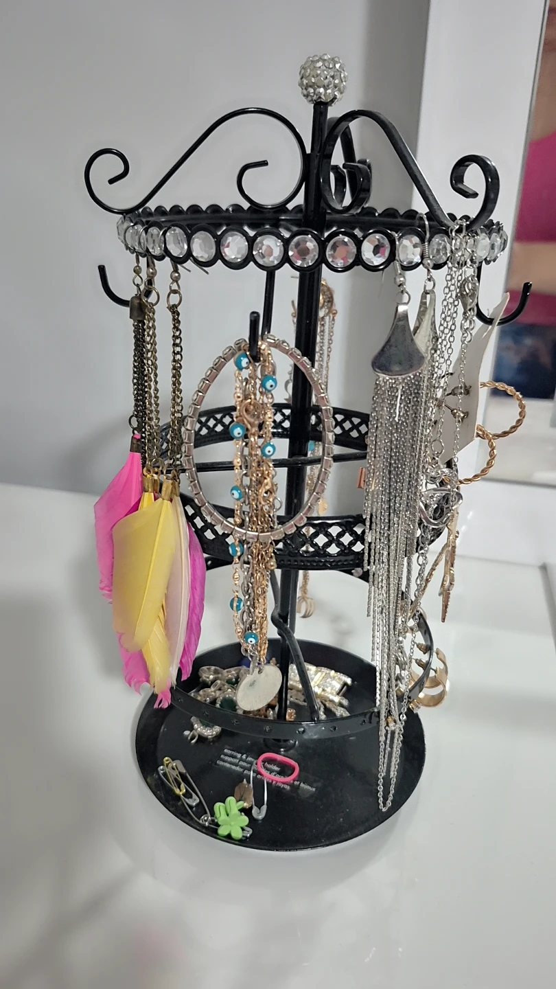 Black Metal Jewellery Stand - photo 3