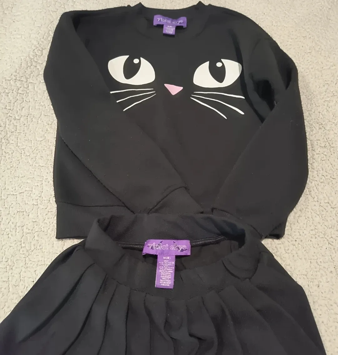 Violet Skye Black Cat Dress - Size M (8) image indicator(5)
