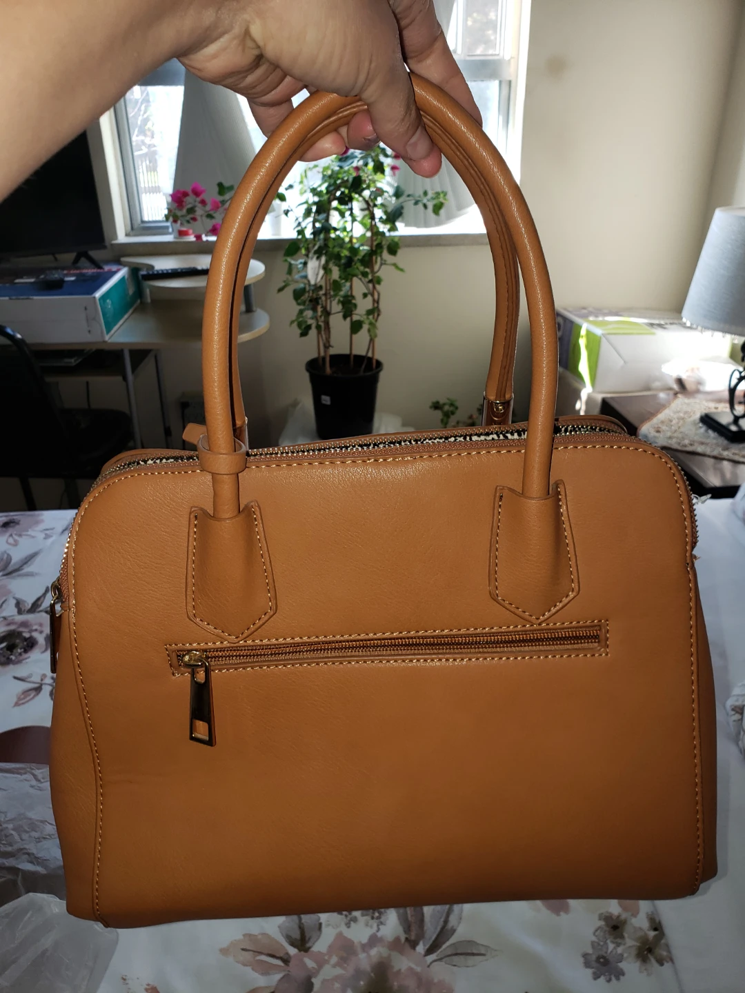 MKF Mia K Farrow Brown Satchel Bag with Wallet - photo 3