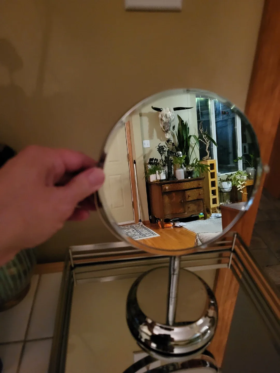 Vanity Tray & Makeup Mirror Brand New image indicator(3)