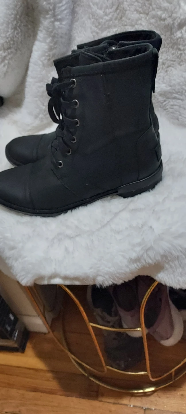 UGG Black Leather Boots