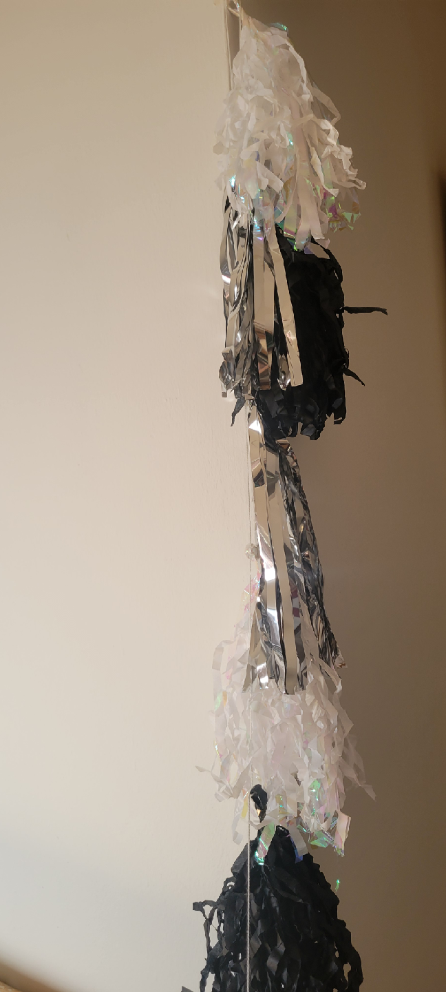 Decorative Tassel Garland - Blue & Silver 🥕 - photo 5