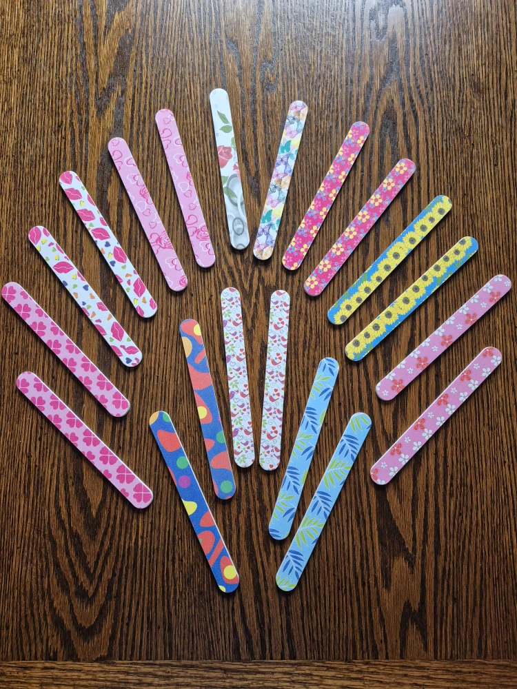 20 Large Nail Files / Emery Boards : Brand New - photo 2
