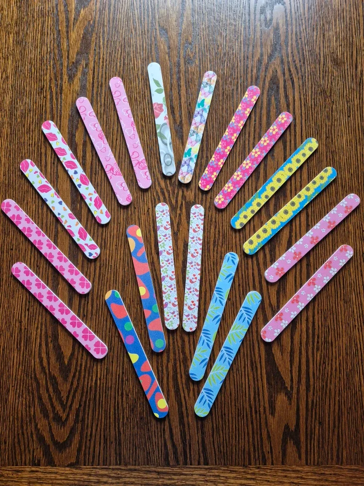 20 Large Nail Files / Emery Boards : Brand New image indicator(2)