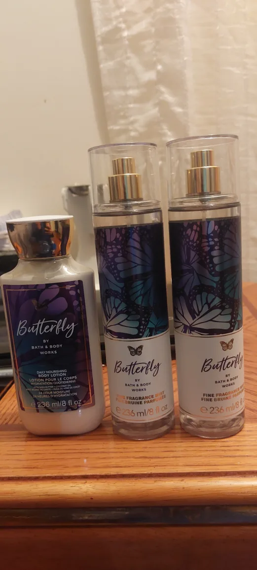 Bath & Body Works Butterfly Lotion & Mist Set