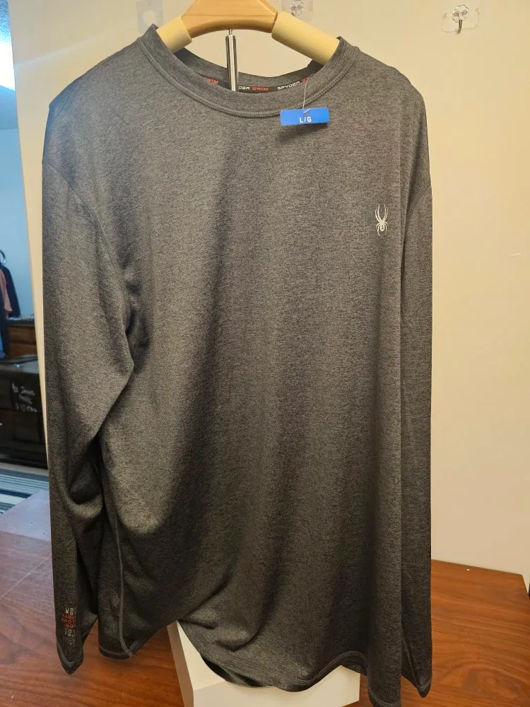 Spyder Gray Long Sleeve Shirt (L) thumbnail