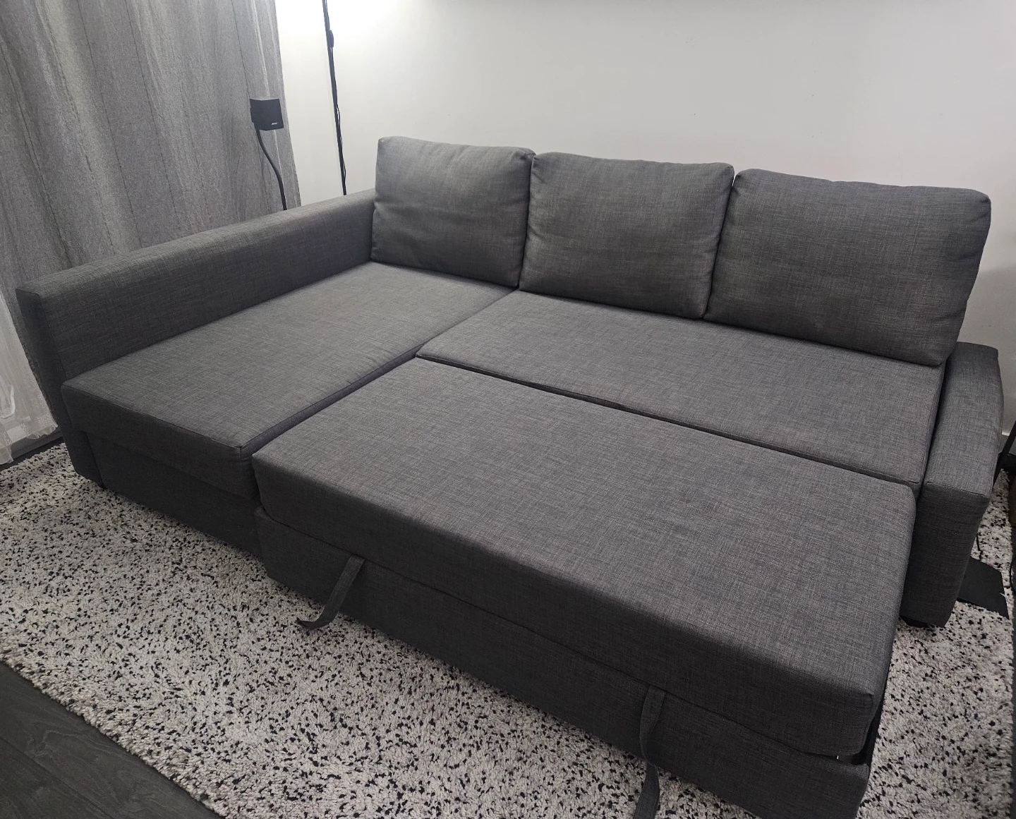 IKEA Friheten Sleeper Sectional Sofa - Grey/Blue - photo 2