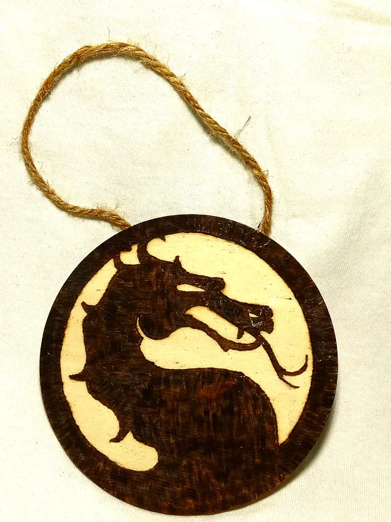 Mortal Kombat Logo Ornament