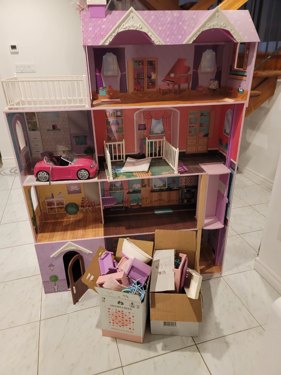 Gaiant Barbie Dollhouse with Accessories