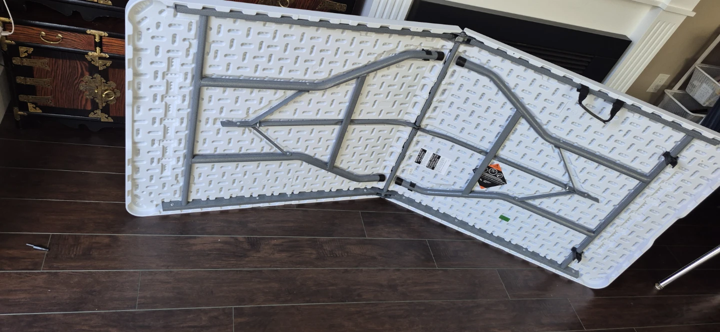 Folding Table - White - photo 2