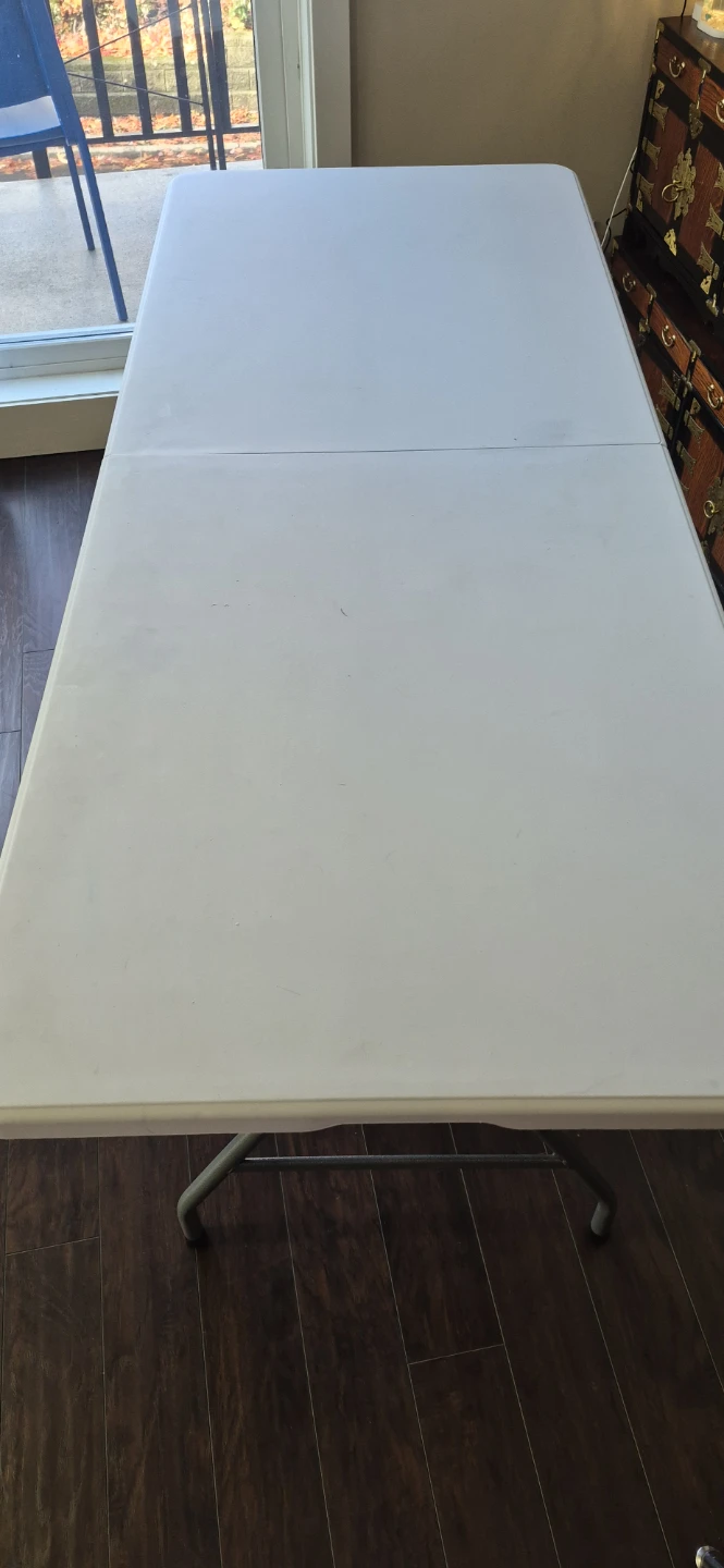 Folding Table - White - photo 3