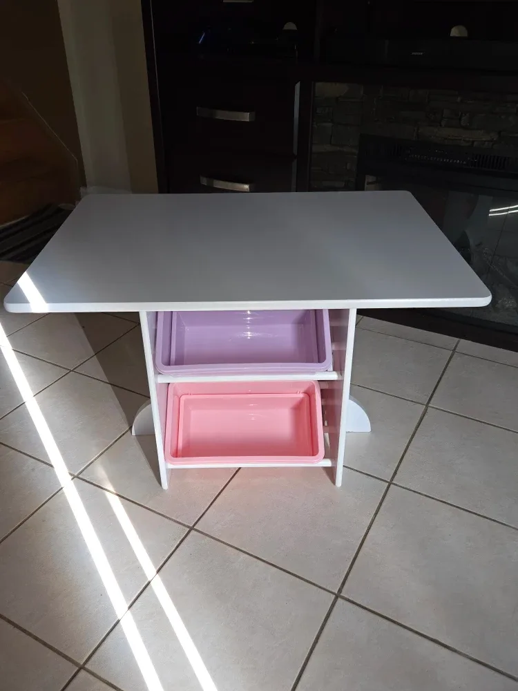 Kids Table & Chairs Set - Pink & Purple image indicator(2)