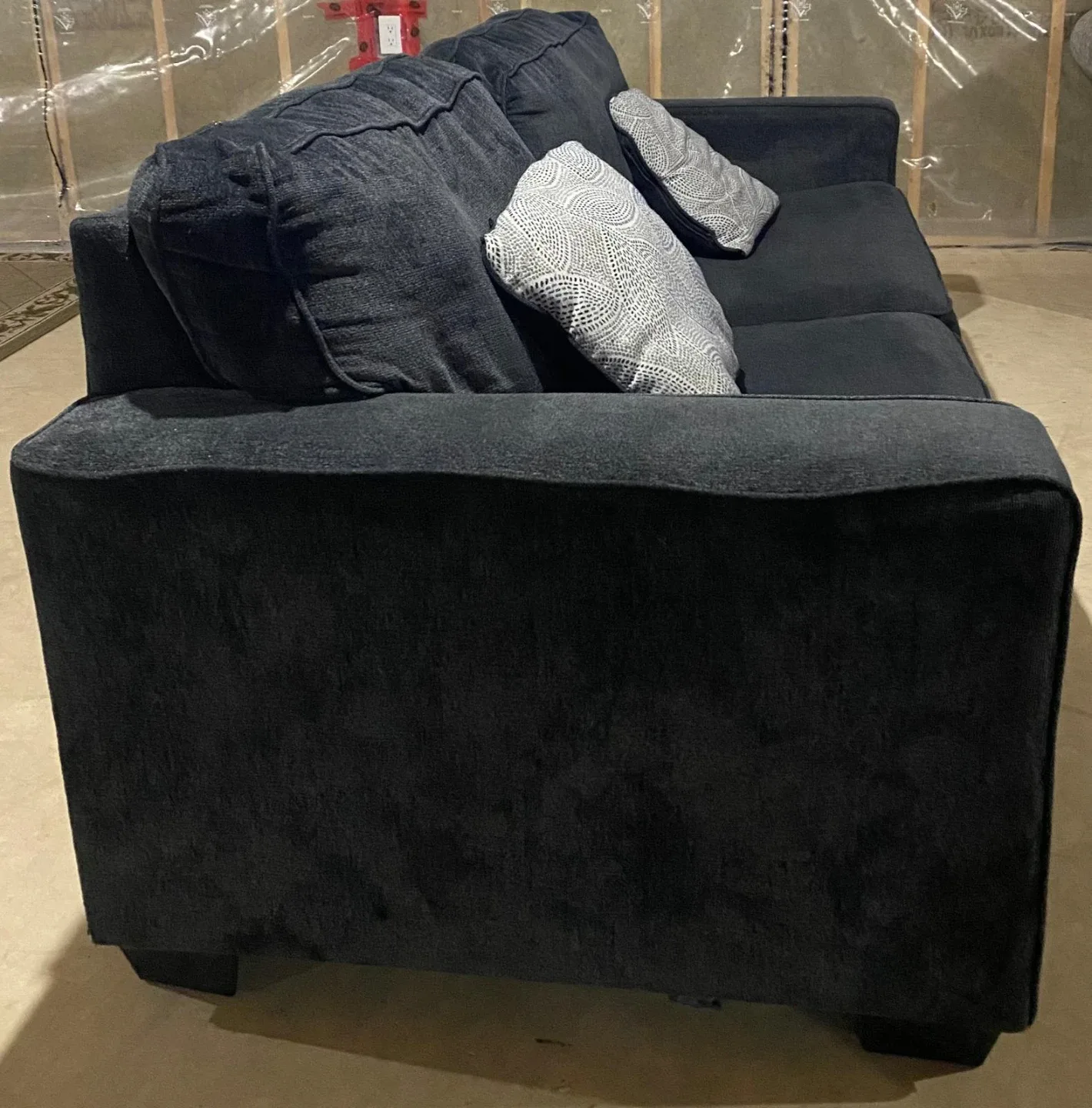 King Size Sofa Bed - Dark Grey thumbnail