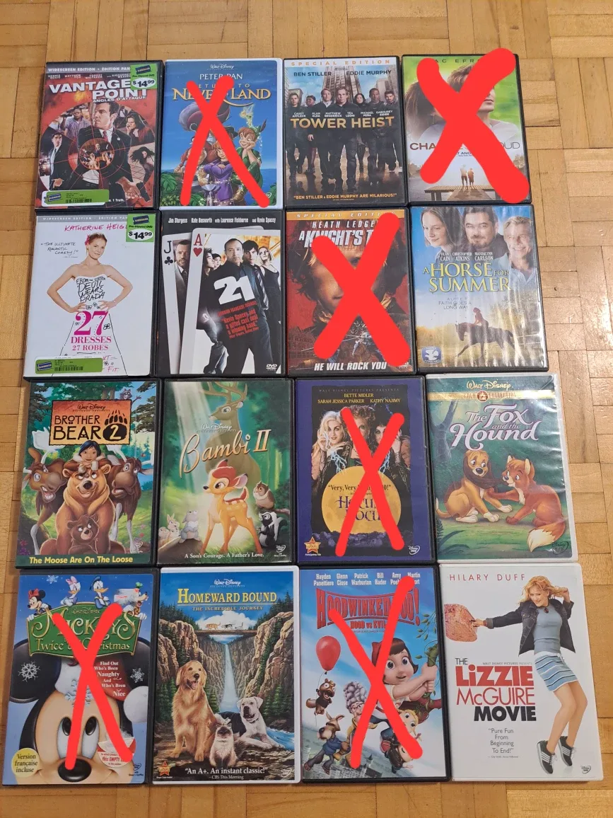 Mixed DVD Movies Lot image indicator(4)