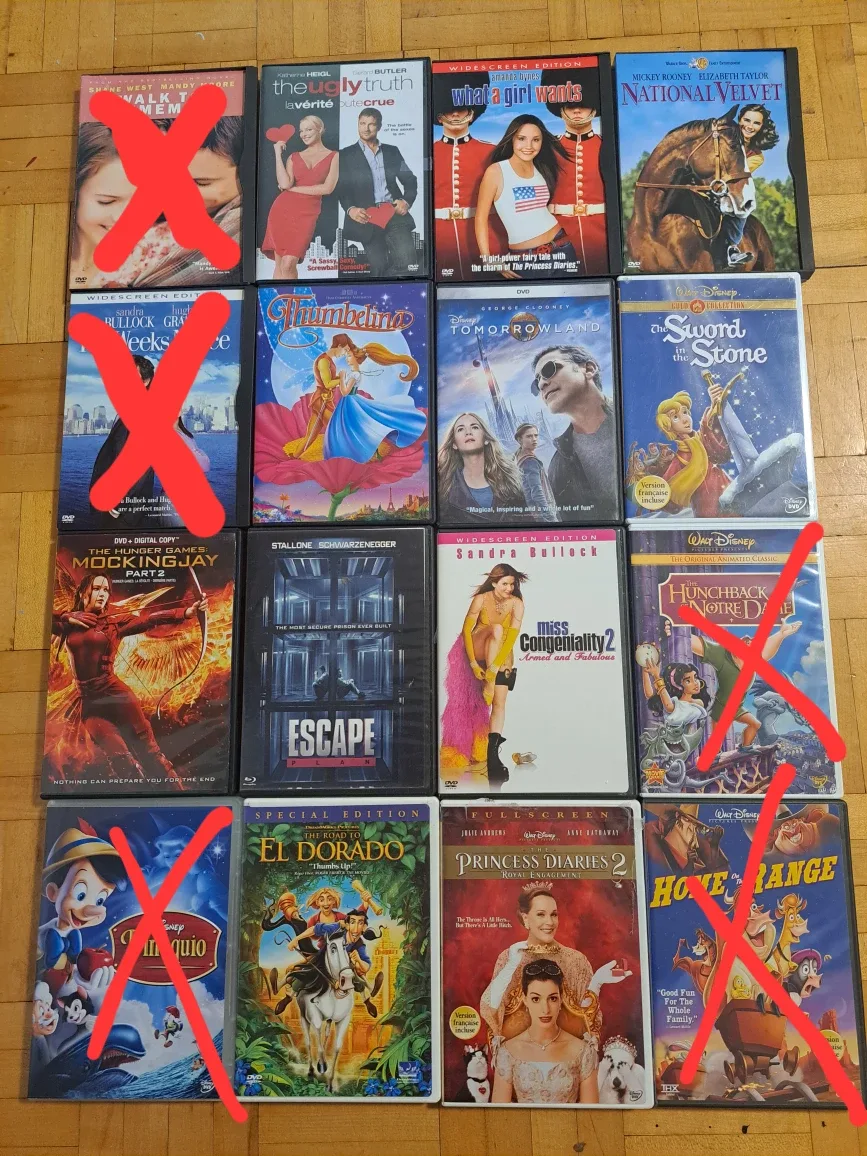 Mixed DVD Movies Lot image indicator(8)