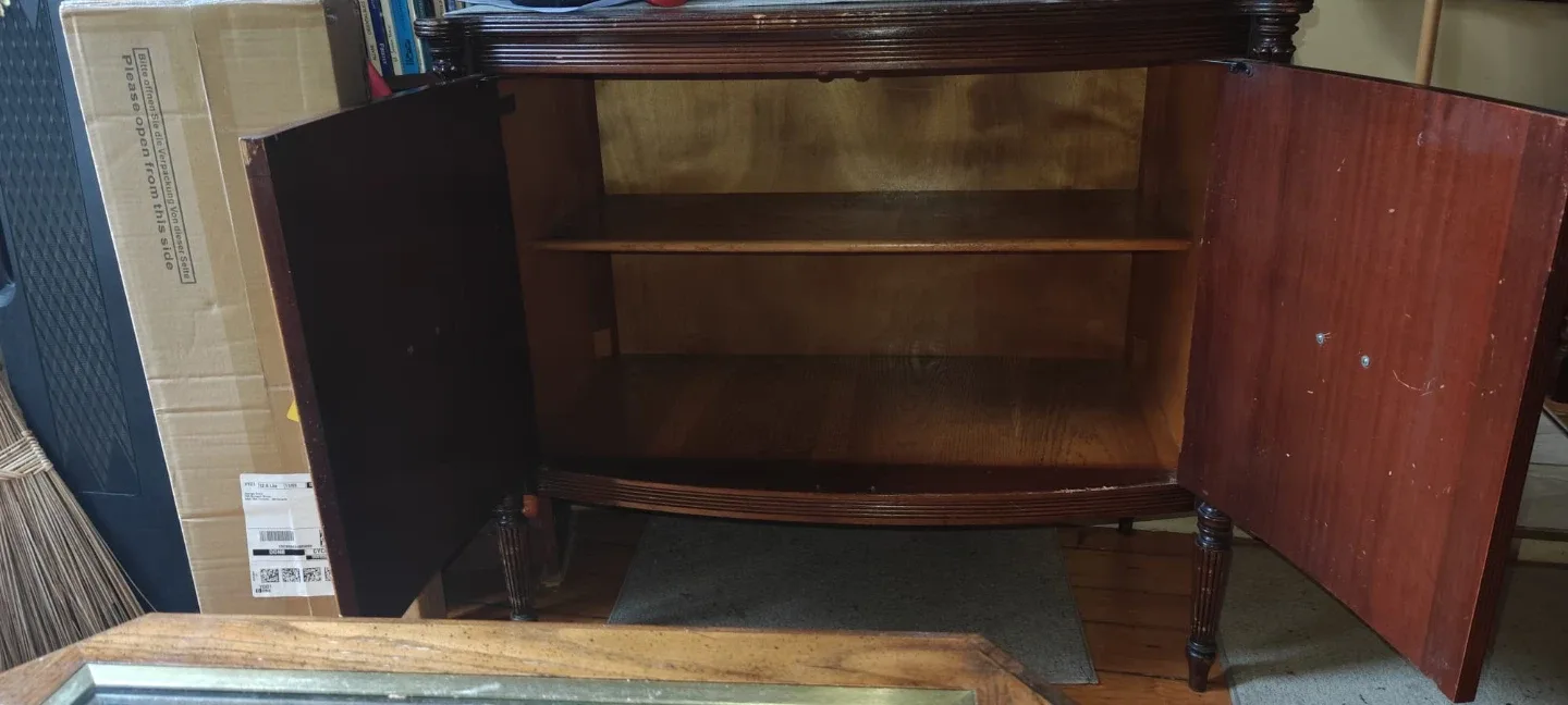 Antique Wood Cabinet image indicator(3)