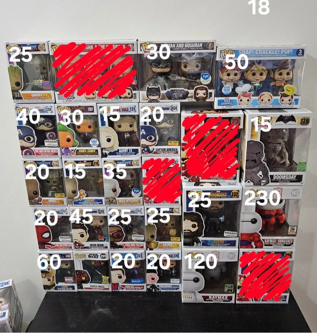 Funko Pop Vinyl Figures