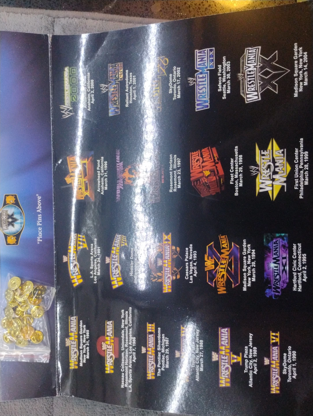 WWE WrestleMania Pin Collection - photo 3