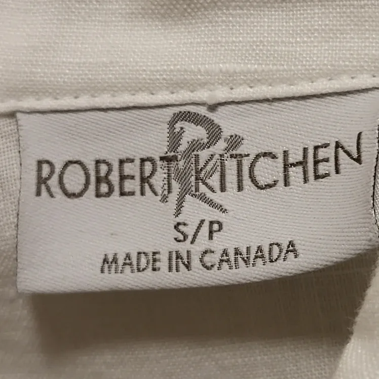 Robert Kitchen White Vest - Size S image indicator(3)