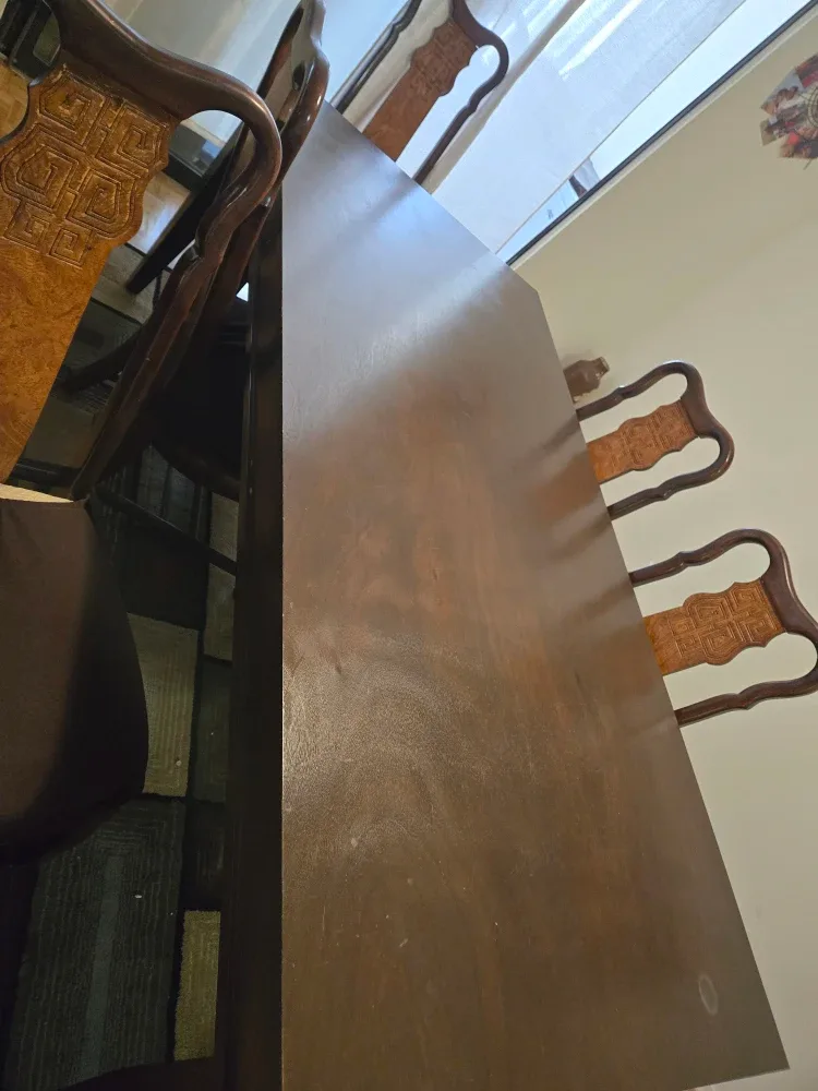 Dining Table with 6 Chairs - Wood image indicator(8)