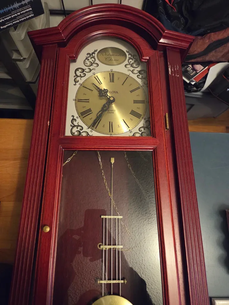 Bulova Westminster Chime Grandfather Clock