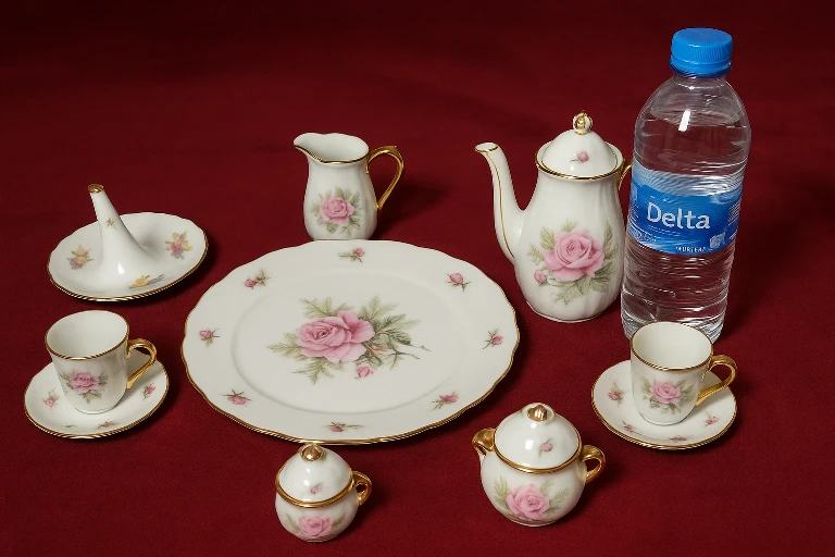 Small Vintage Floral Tea Set