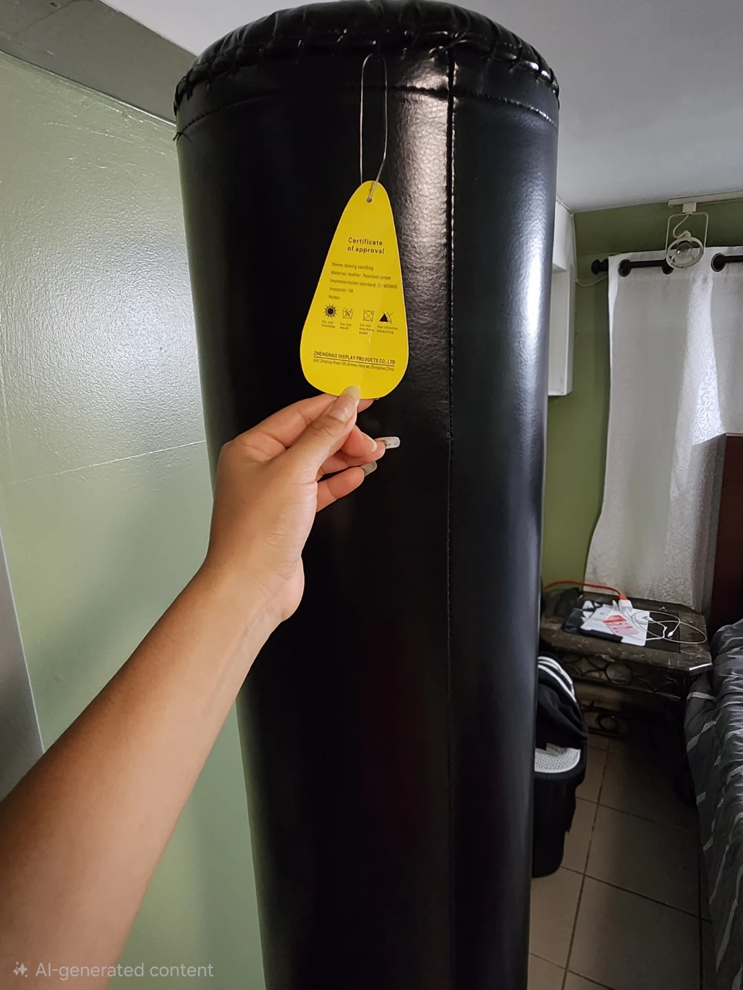 Freestanding Punching Bag - Black - photo 2