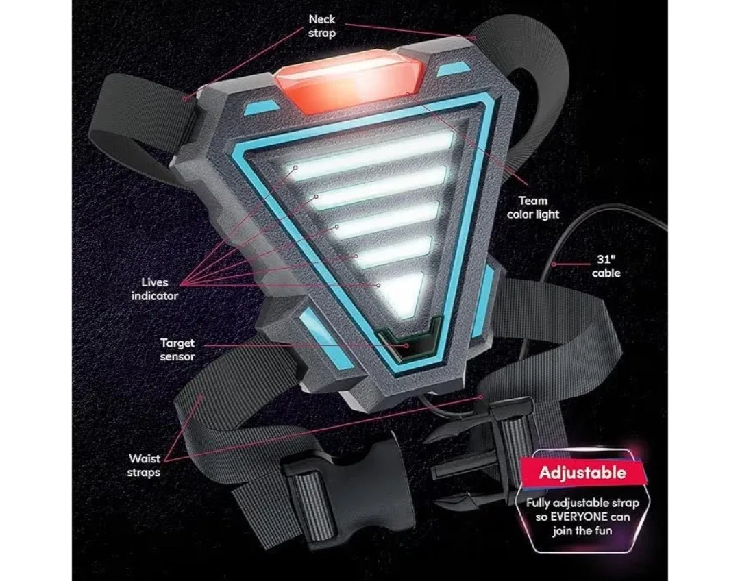 Rechargeable Laser Tag Set of 4 For Kids,  Teens, Adults image indicator(7)