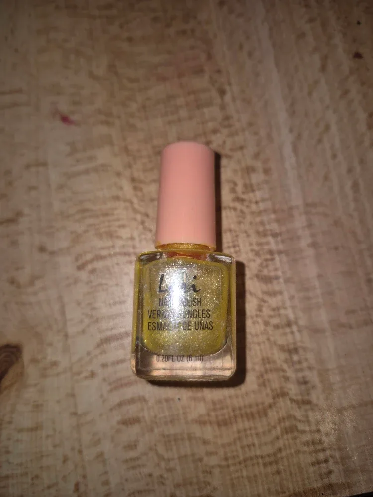Lori Nail Polish - Yellow Glitter