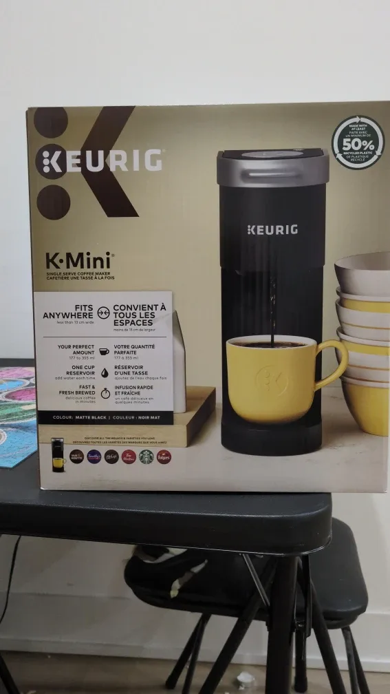 New Keurig K-Mini Single Serve Coffee Maker - Matte Black image indicator(4)