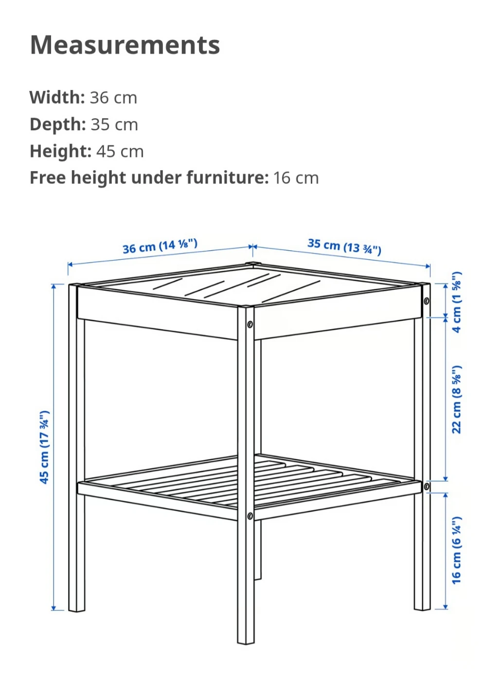 IKEA Nesna Side Table - photo 4