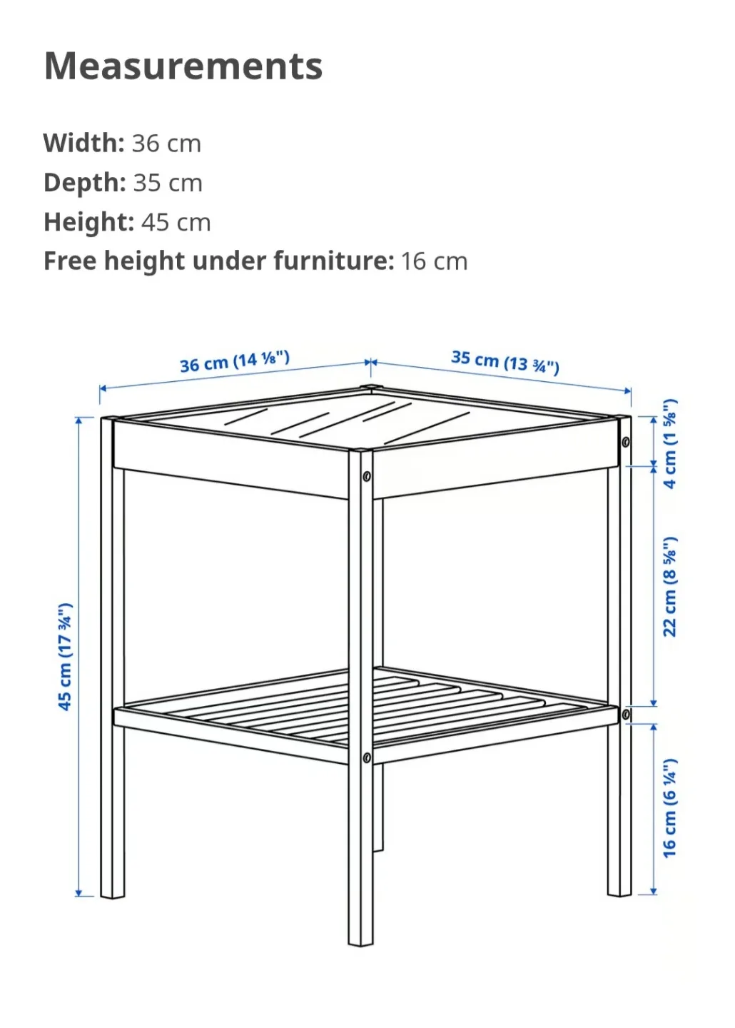 IKEA Nesna Side Table image indicator(4)