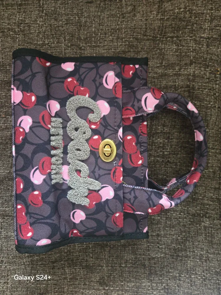 Coach Cherry Print Mini Tote Bag image indicator(3)