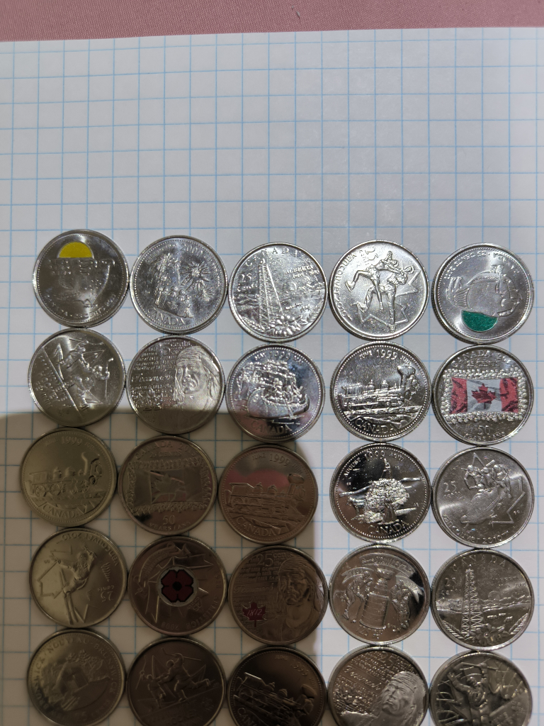 35 coin Canadian Commemorative Quarters - Collectible Set - photo 2