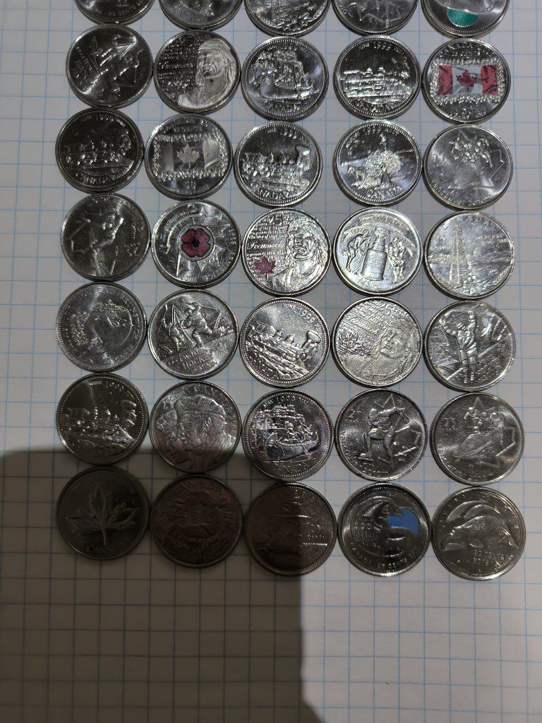 35 coin Canadian Commemorative Quarters - Collectible Set - photo 3