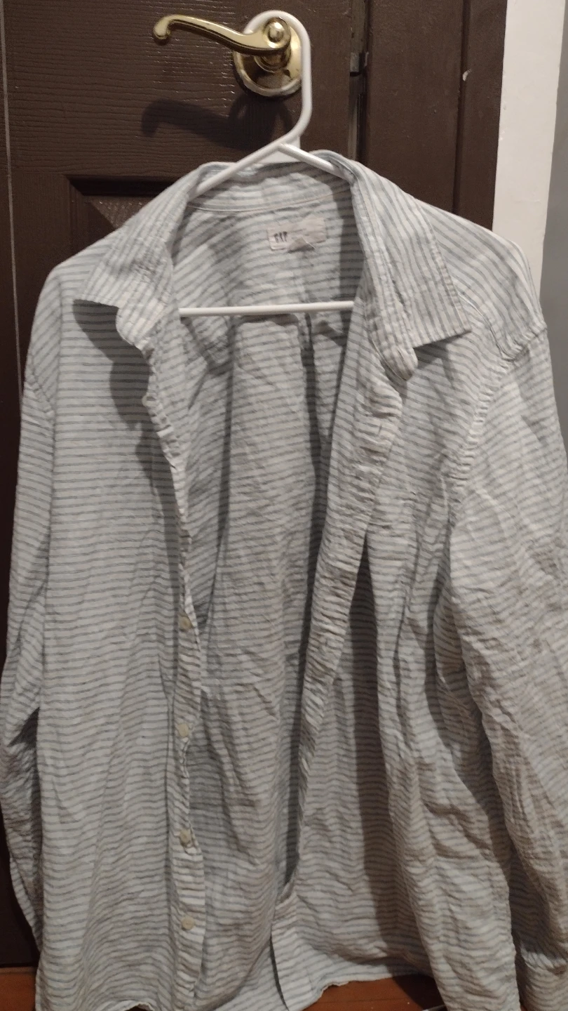 GAP Striped Linen Shirt - XL