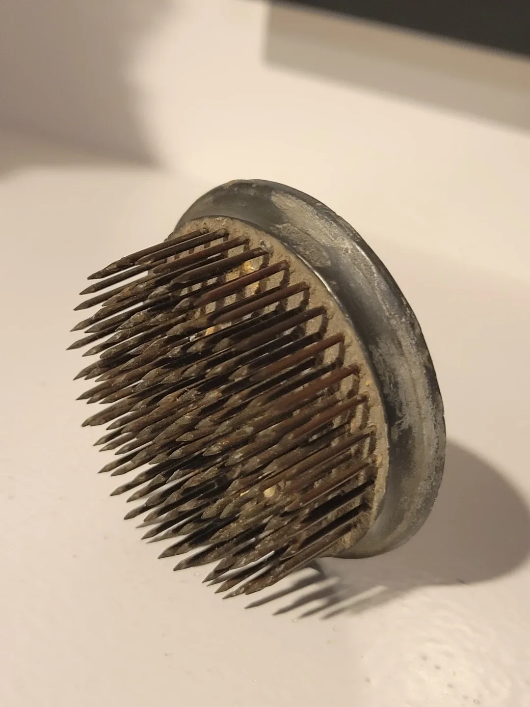 Vintage Steel Pin Flower Frog image indicator(2)