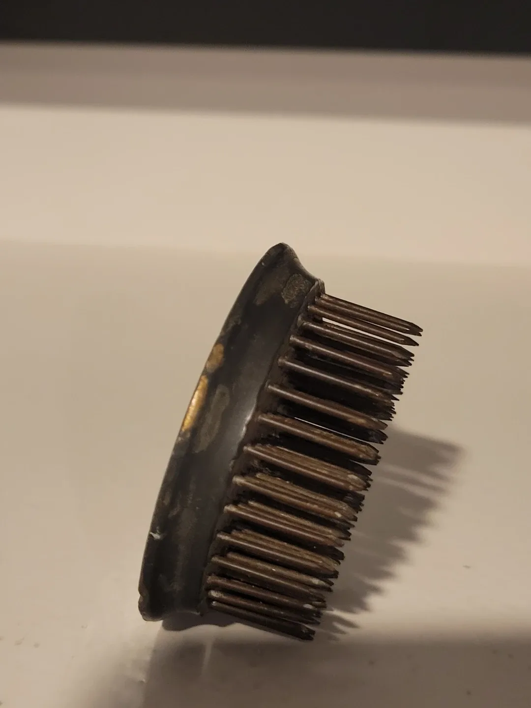 Vintage Steel Pin Flower Frog image indicator(4)