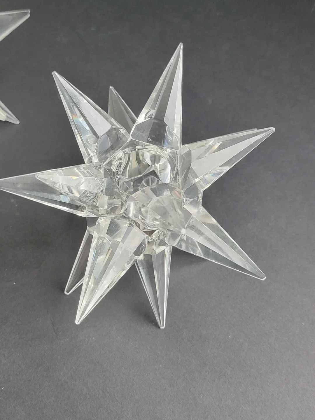 Mid Century Modern Rosenthal Starburst crystal candle holders image indicator(5)