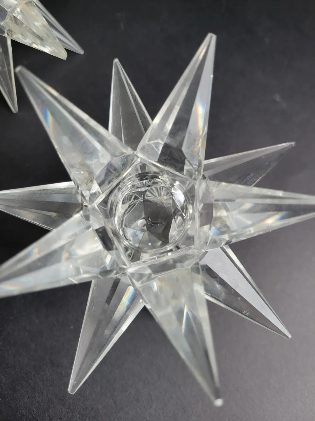 Mid Century Modern Rosenthal Starburst crystal candle holders image indicator(7)