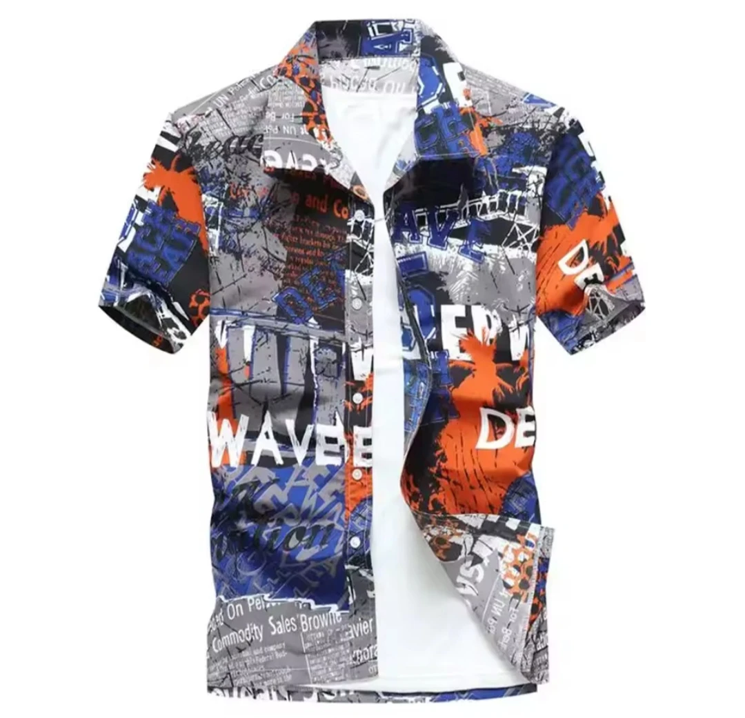 Patterned Short Sleeve Shirt