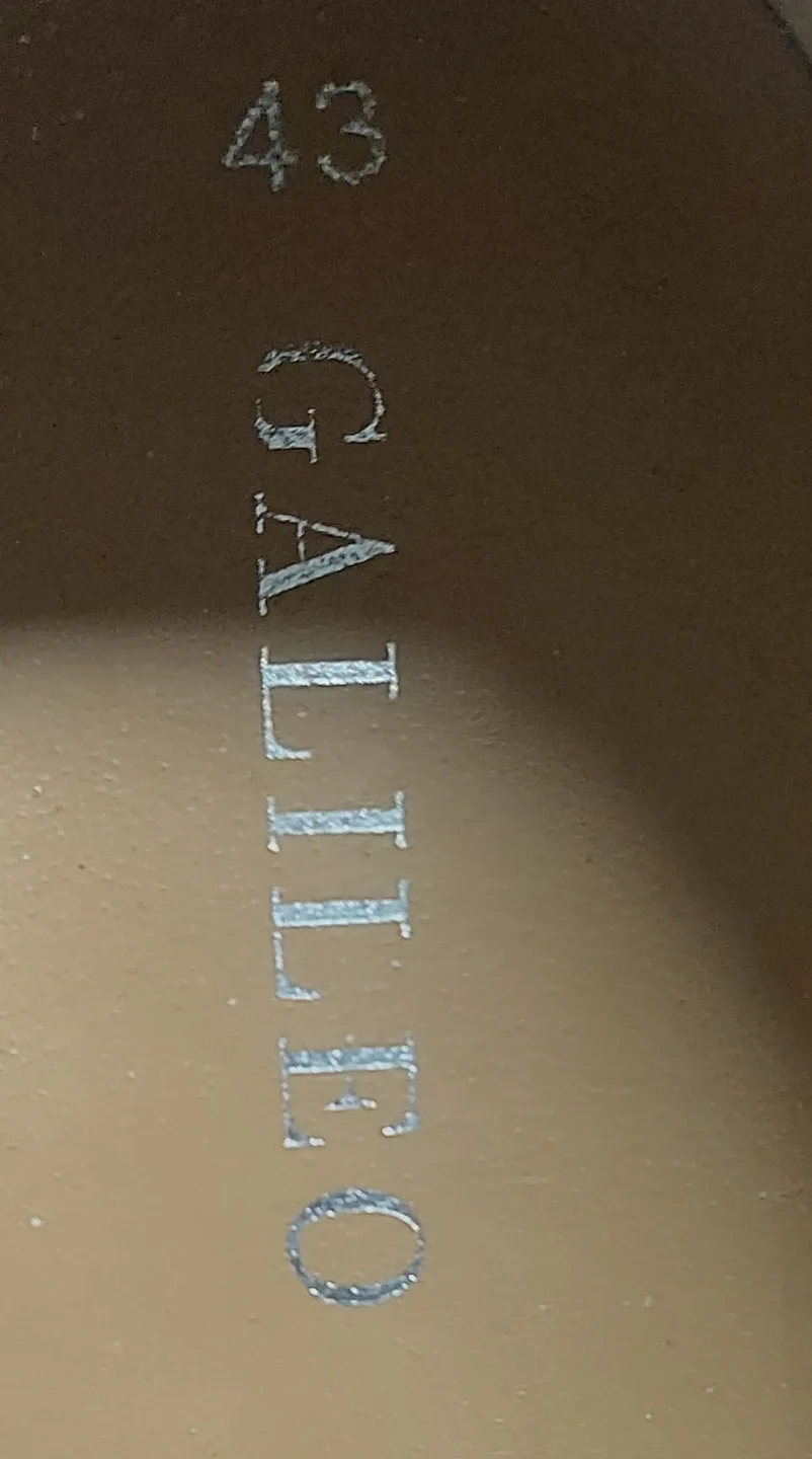 Galileo Brown Leather Shoes - Size 43 image indicator(3)