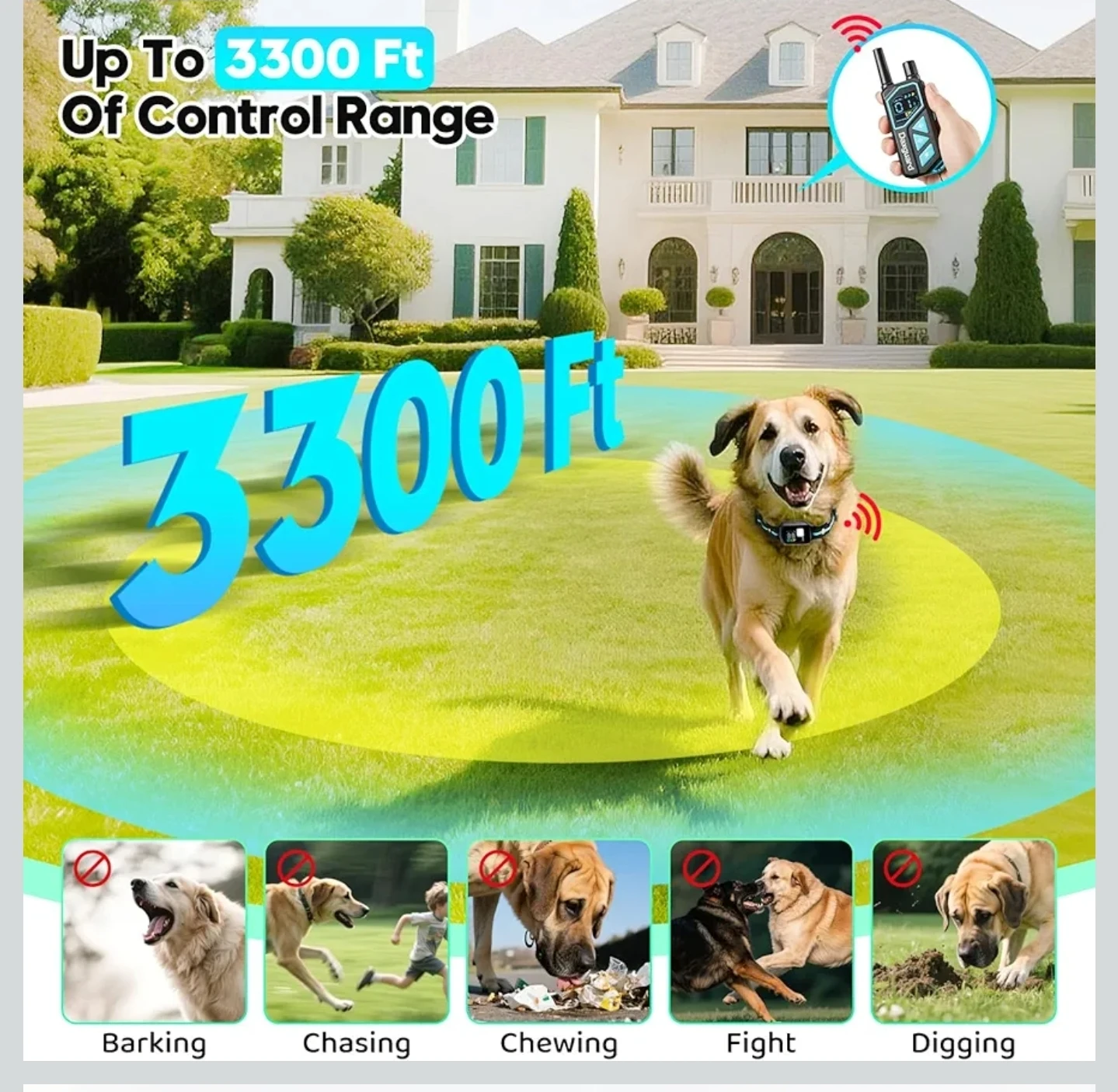 Dog Shock Collar with Remote - photo 4