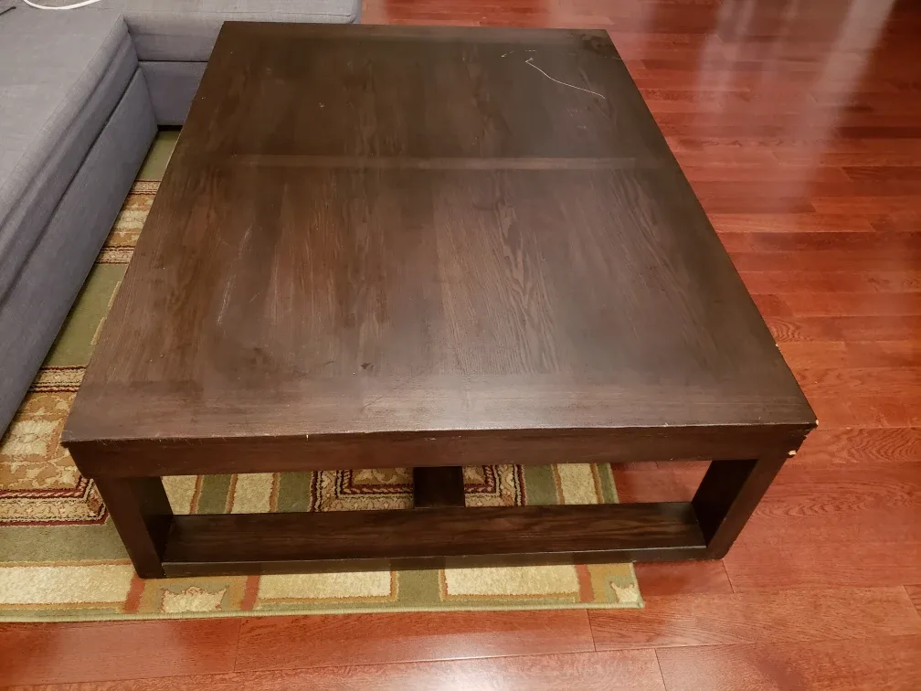 Dark Brown Coffee Table