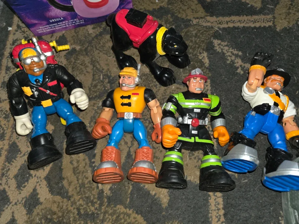Rescue Heroes Action Figures Lot