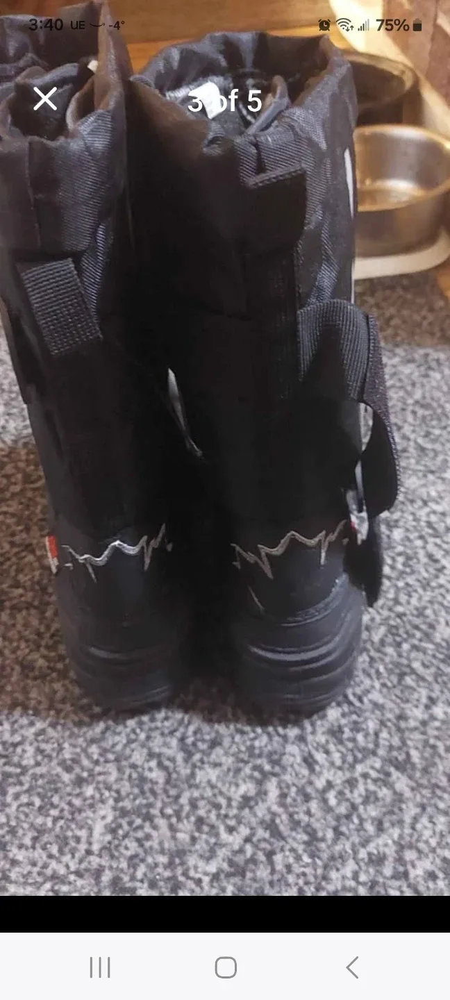 Black Winter Boots - Size 10 image indicator(3)