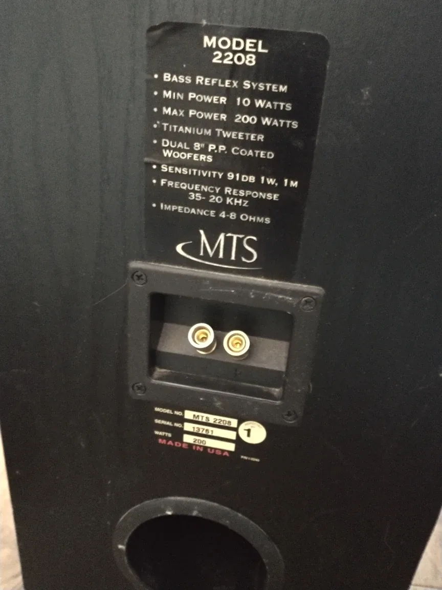 MTS Model 2208 Speakers - Pair image indicator(3)